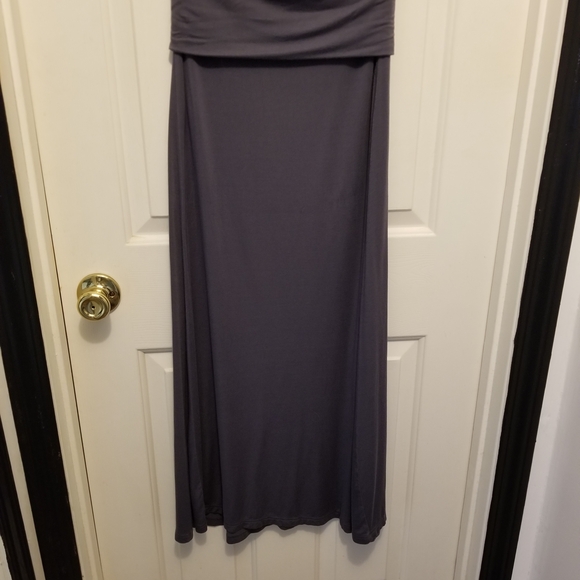 Sofra Dresses & Skirts - Sofra Charcoal Maxi Skirt